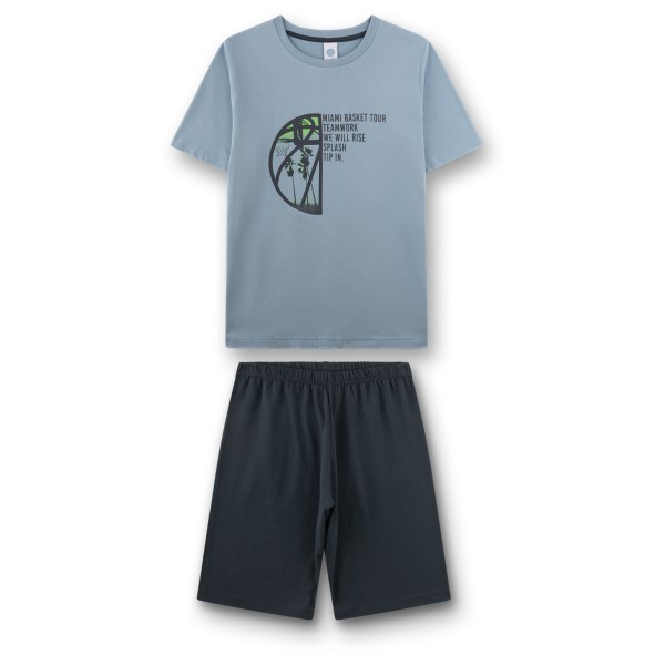 Sanetta - Kid's Pyjama 1/2 246167 - Alltagsunterwäsche Gr 128 grau