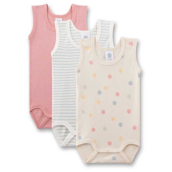 Sanetta - Kid's Set Body 0/0 324979 3-Pack - Alltagsunterwäsche Gr 74 beige