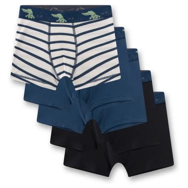 Sanetta - Kid's Set Shorts 337256 5-Pack - Unterhose Gr 92 blau