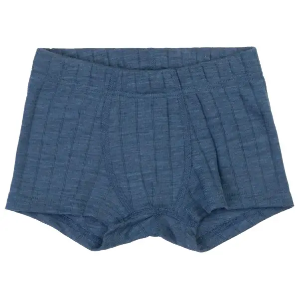 Joha - Kid's Boxershorts - Merinounterhose Gr 90 blau