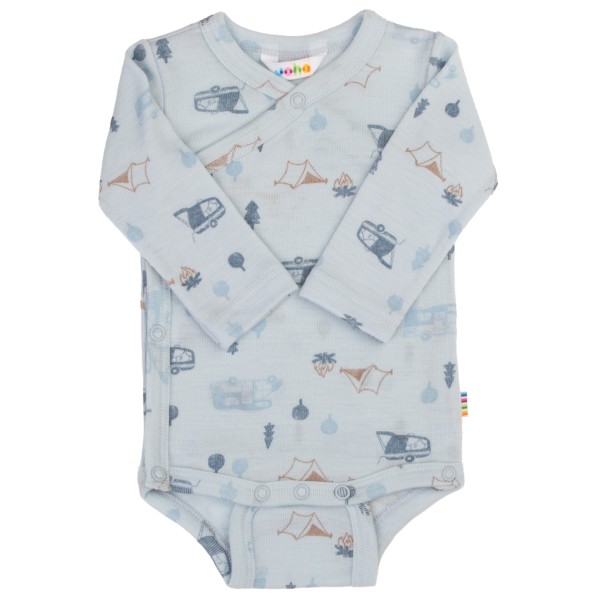Joha - Kid's Wrap Around Body AOP - Merinounterwäsche Gr 40 grau