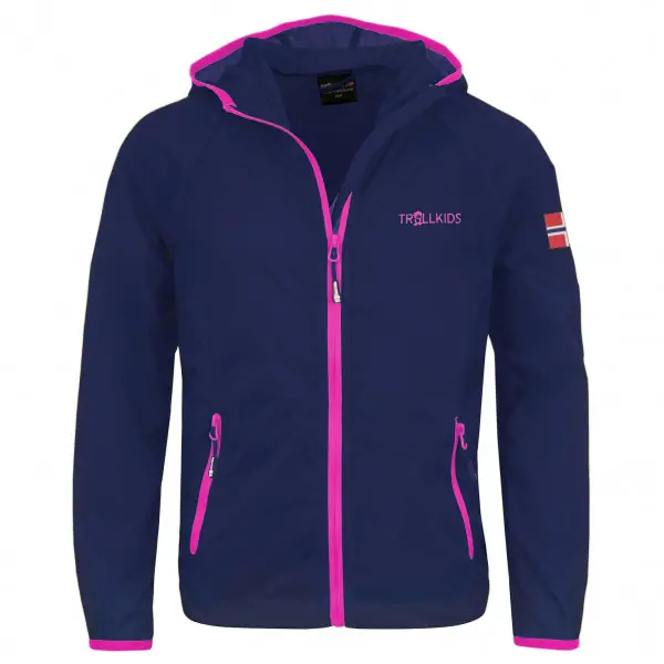 Trollkids - Kids Fjell Running Jacket - Windjacke Gr 104 blau