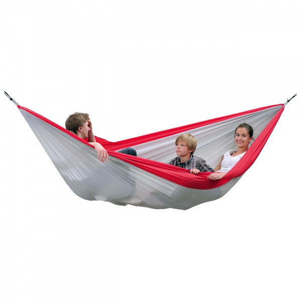 Amazonas - Leichthängematte Silk Traveller XXL - Hängematte grau