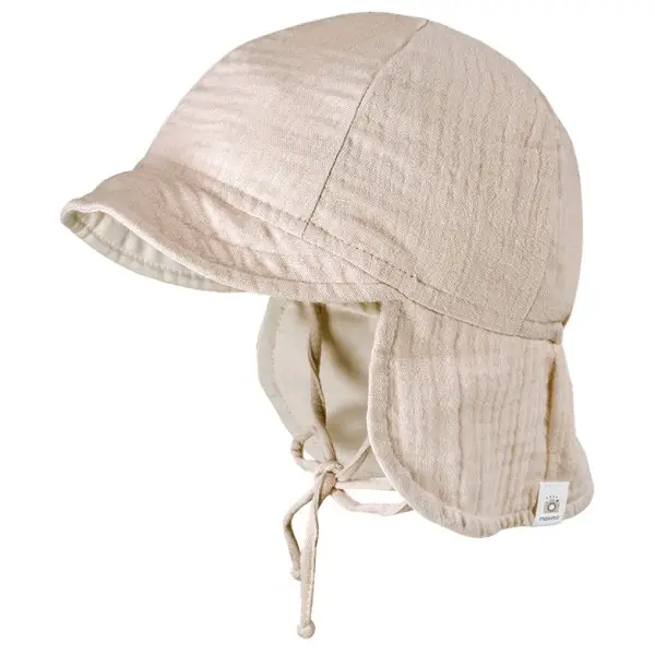 maximo - Kid's Mini Schildmütze Musselin - Cap Gr 53 cm beige