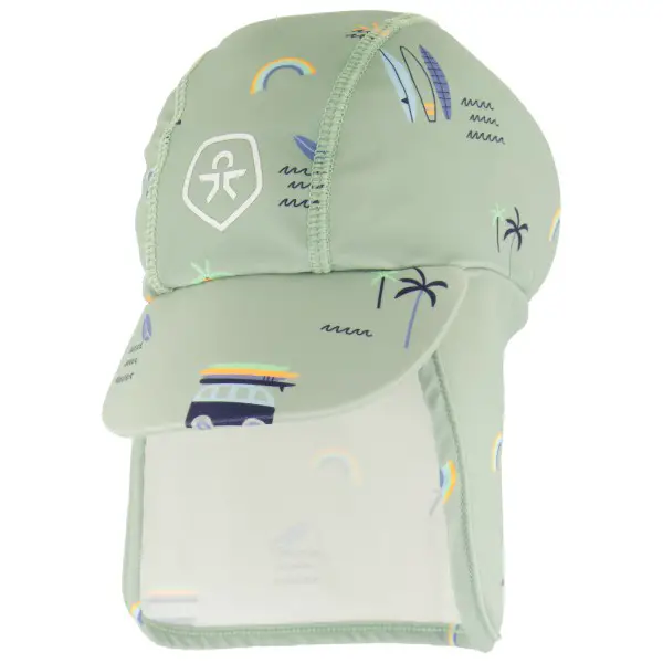 Color Kids - Kid's Hat AOP - Cap Gr 48 cm grün