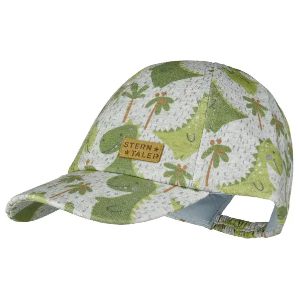 Sterntaler - Kid's Basecap Dinosaurier - Cap Gr 45 cm grau/oliv
