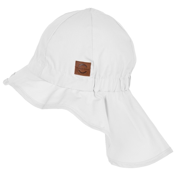 Mikk-Line - Kid's Summerhat Long Neck Solid - Cap Gr 51 cm - 2-4 Years weiß