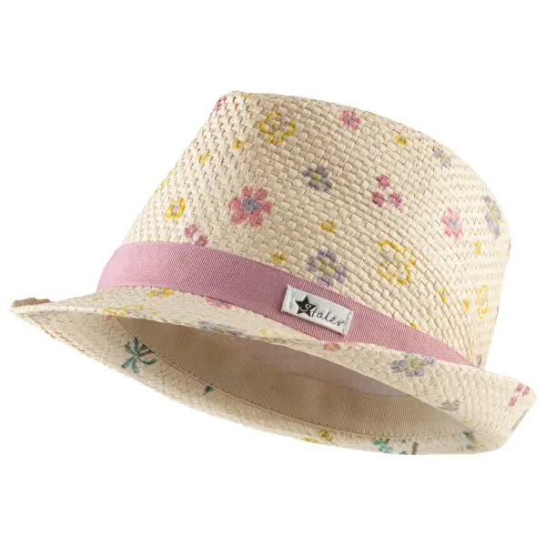Sterntaler - Kid's Strohhut Blumen - Hut Gr 47 cm beige