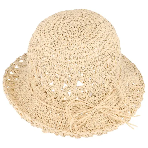 maximo - Girl's Hut Gekäkelt - Hut Gr 55 cm beige