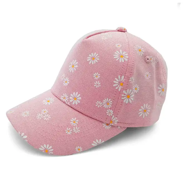 maximo - Kid's Mini Girl-Cap Margerite Klettverschluss - Cap Gr 47-49 cm rosa