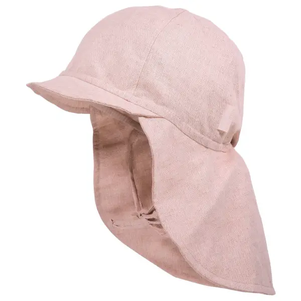 maximo - Kid's Mini-Nackenschutzmütze Uni Bindeband Futter - Cap Gr 55 cm rosa
