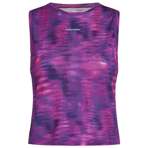 Icebreaker - Women's Merino 125 Cool-Lite Sped Tank Fusion - Tank Top Gr XS lila