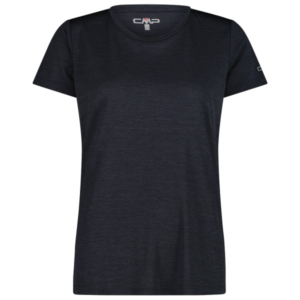 CMP - Women's Jacquard S/S T-Shirt - Funktionsshirt Gr 34 schwarz/blau