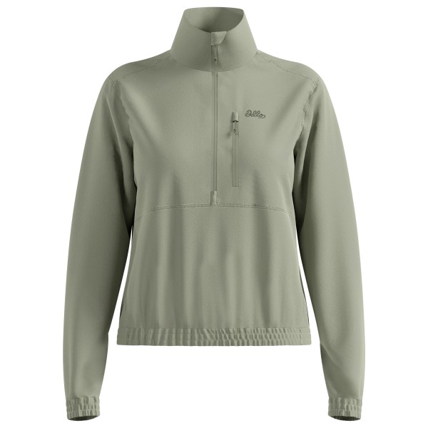 Odlo - Women's Mid Layer 1/2 Zip Classic - Funktionsshirt Gr XL oliv