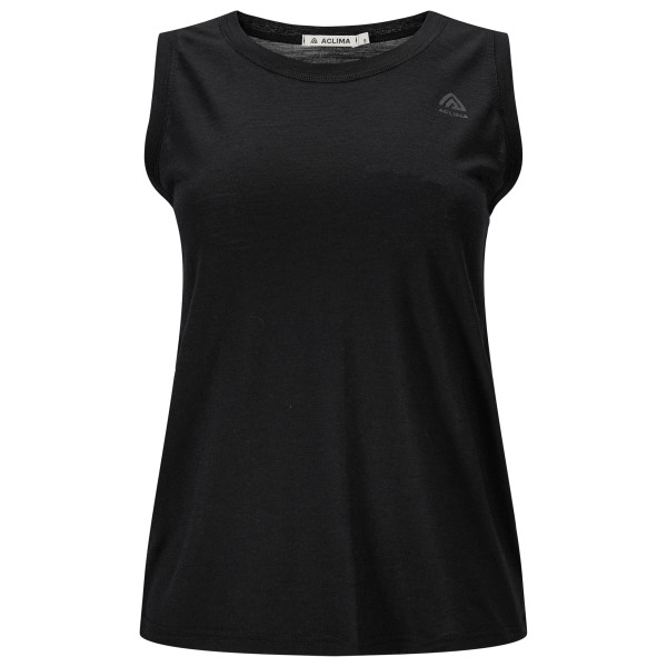 Aclima - Women's LightWool 140 Singlet V2 - Merinoshirt Gr XS schwarz