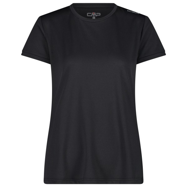 CMP - Women's S/S T-Shirt Round Neck - Funktionsshirt Gr 34 schwarz