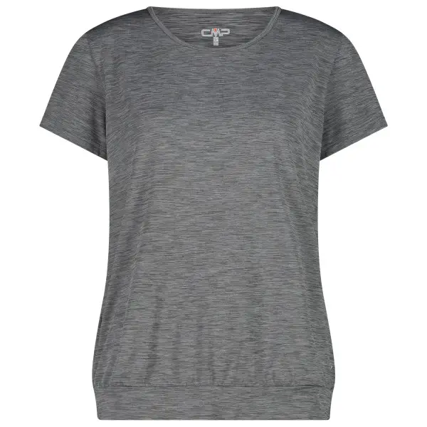 CMP - Women's T-Shirt Round Neck - Funktionsshirt Gr 34 grau
