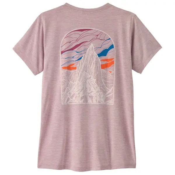 Patagonia - Women's Cap Cool Daily Shirt Cloud Crag - Funktionsshirt Gr M rosa