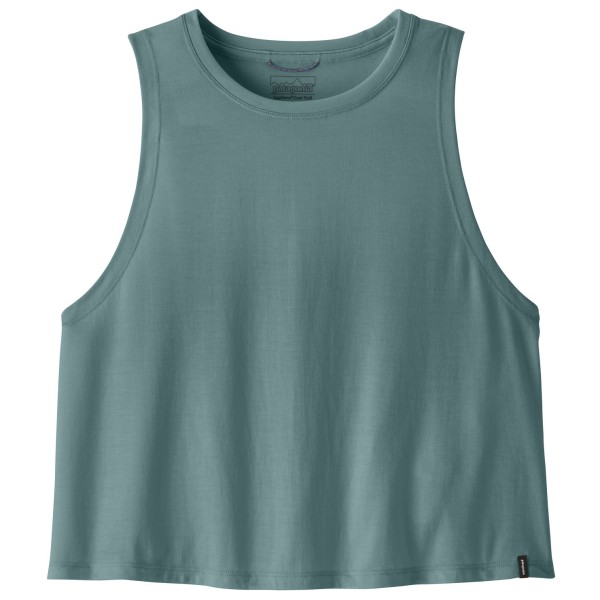 Patagonia - Women's Cap Cool Trail Cropped Tank - Funktionsshirt Gr L türkis