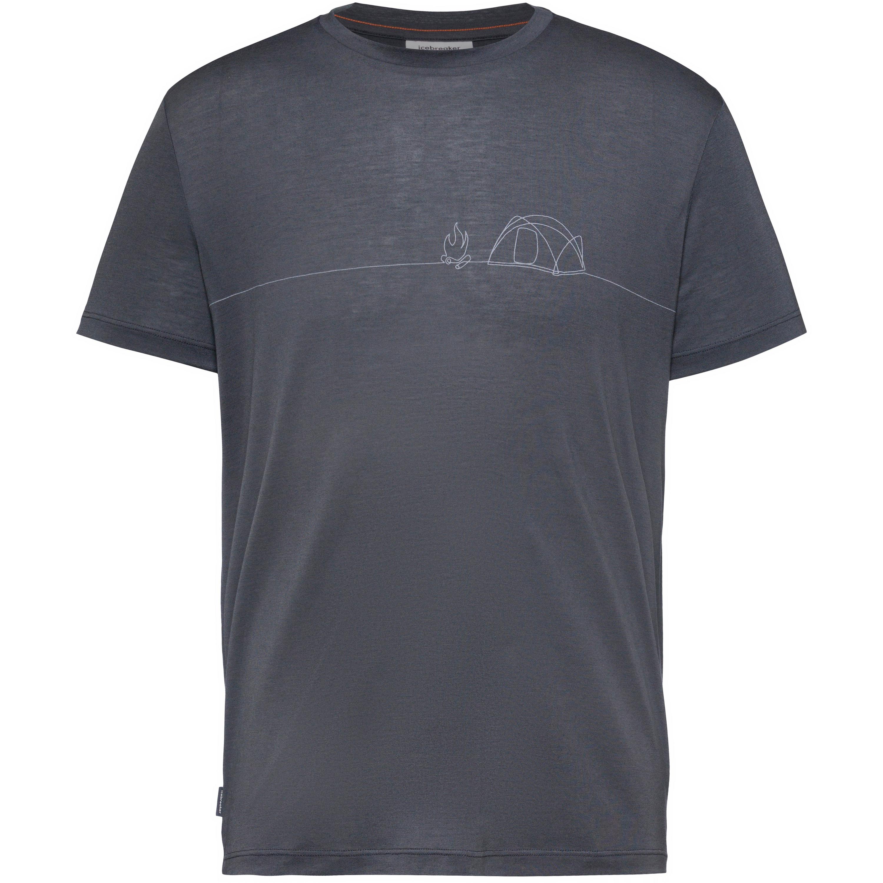 Icebreaker Single Line Camp Funktionsshirt Herren