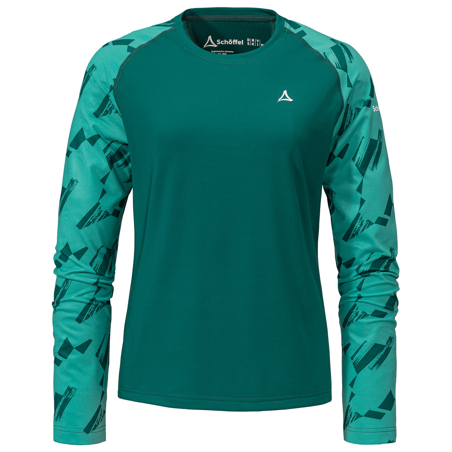 SCHÖFFEL Damen Langarm- Lakata Trail Bikeshirt, Größe 40, Velo Trikot,