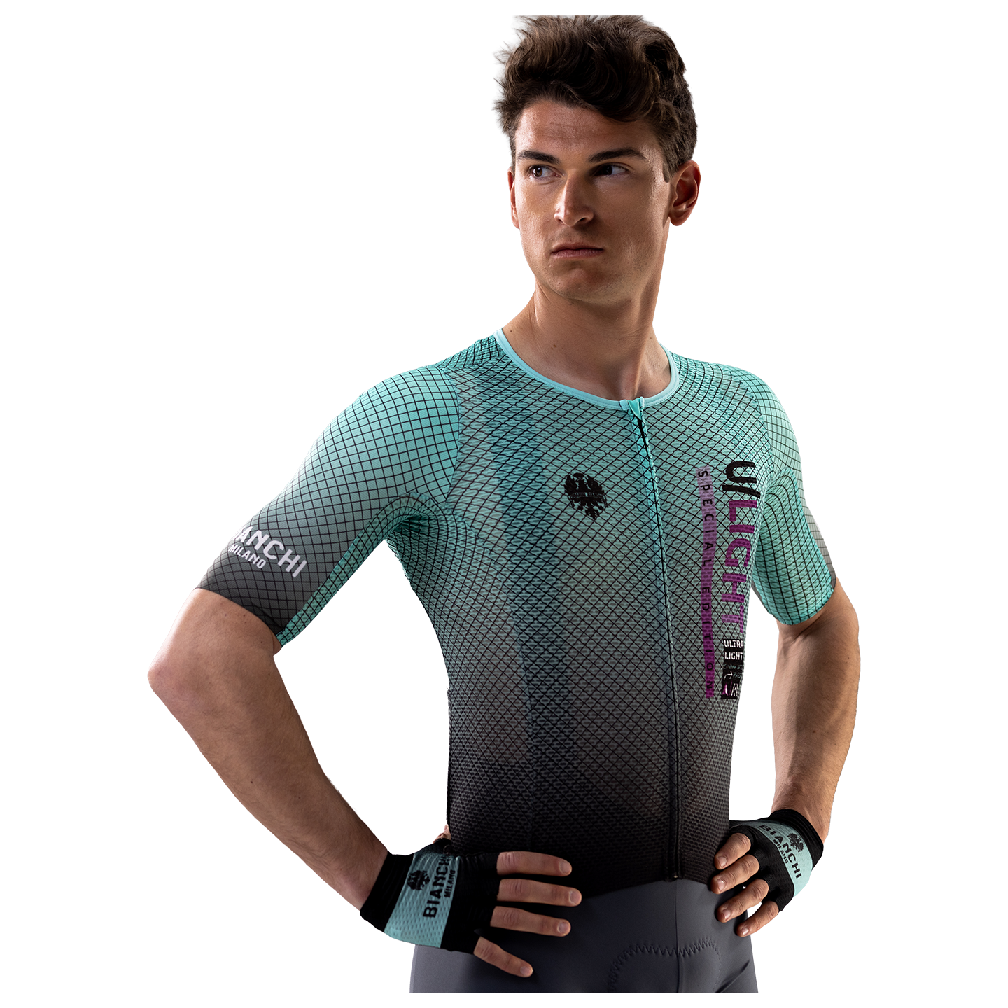 BIANCHI MILANO Ultralight Kurzarmtrikot, für Herren
