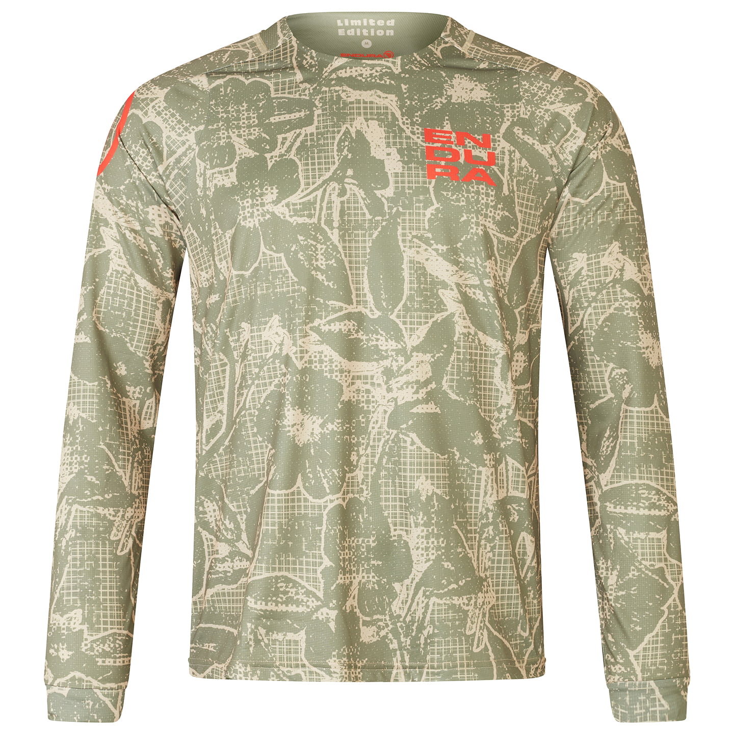 ENDURA Langarm-LTD Printed Bikeshirt, für Herren, Größe L