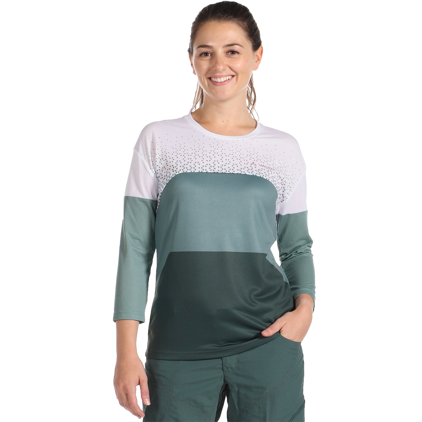 VAUDE Damen Langarm-Moab V Bikeshirt, Größe 38