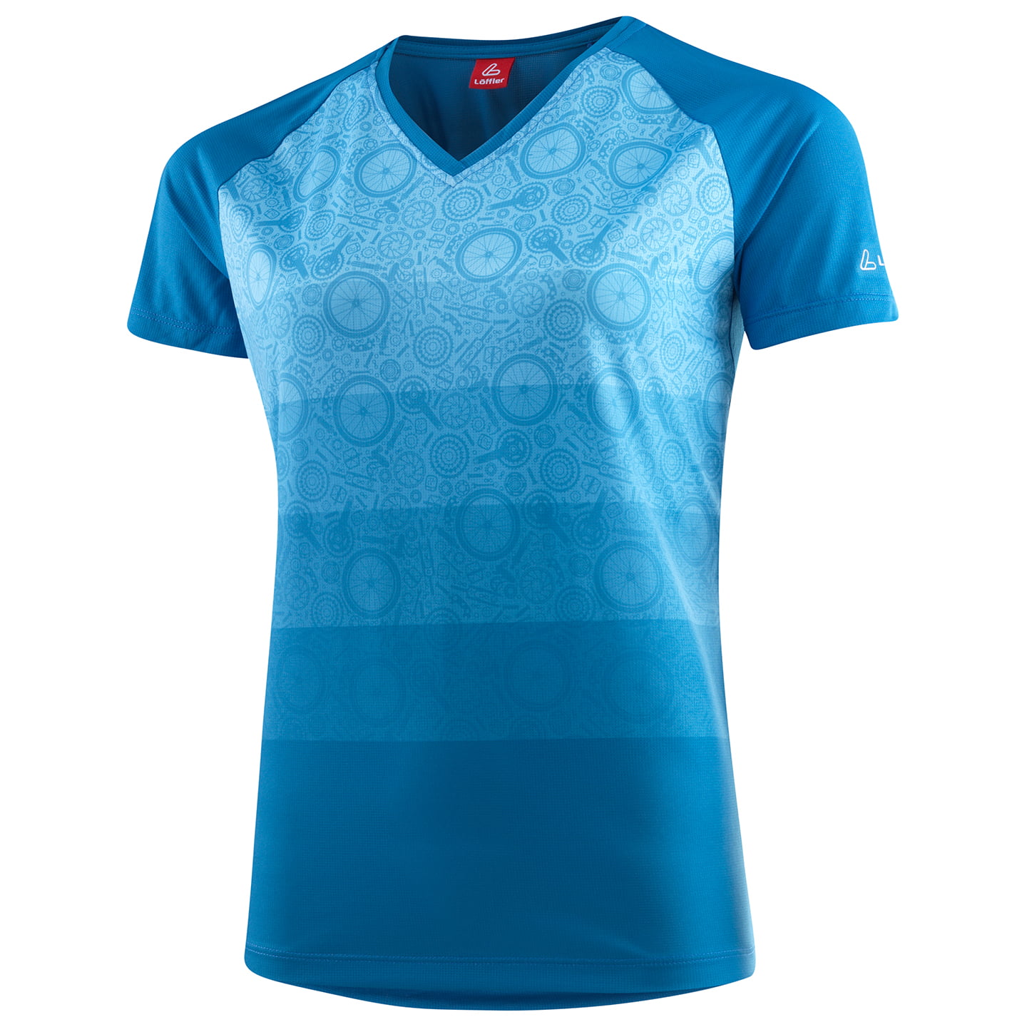LÖFFLER Damen Components Bikeshirt, Größe 38, Radshirt, Radkleidung