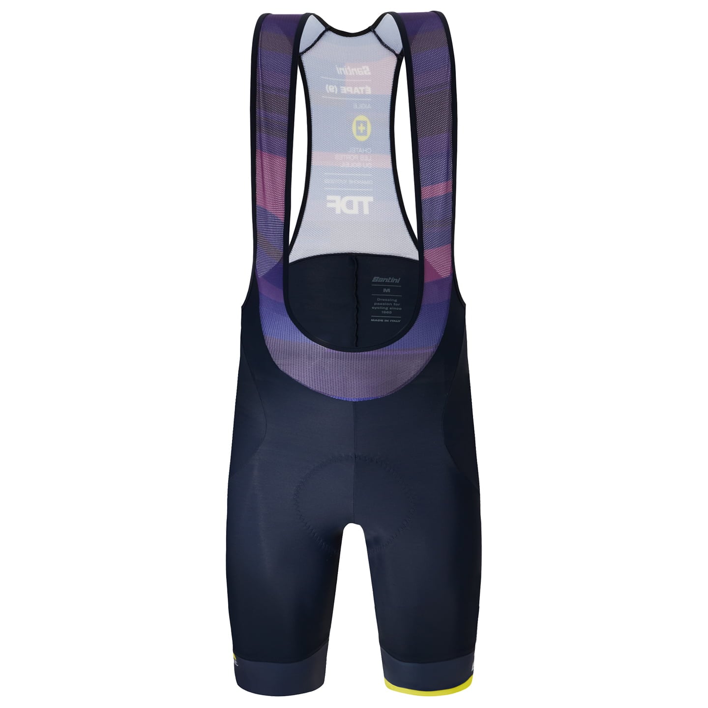 TOUR DE FRANCE Aigle-Châtel 2022 kurze Trägerhose, für Herren, Größe 2XL,