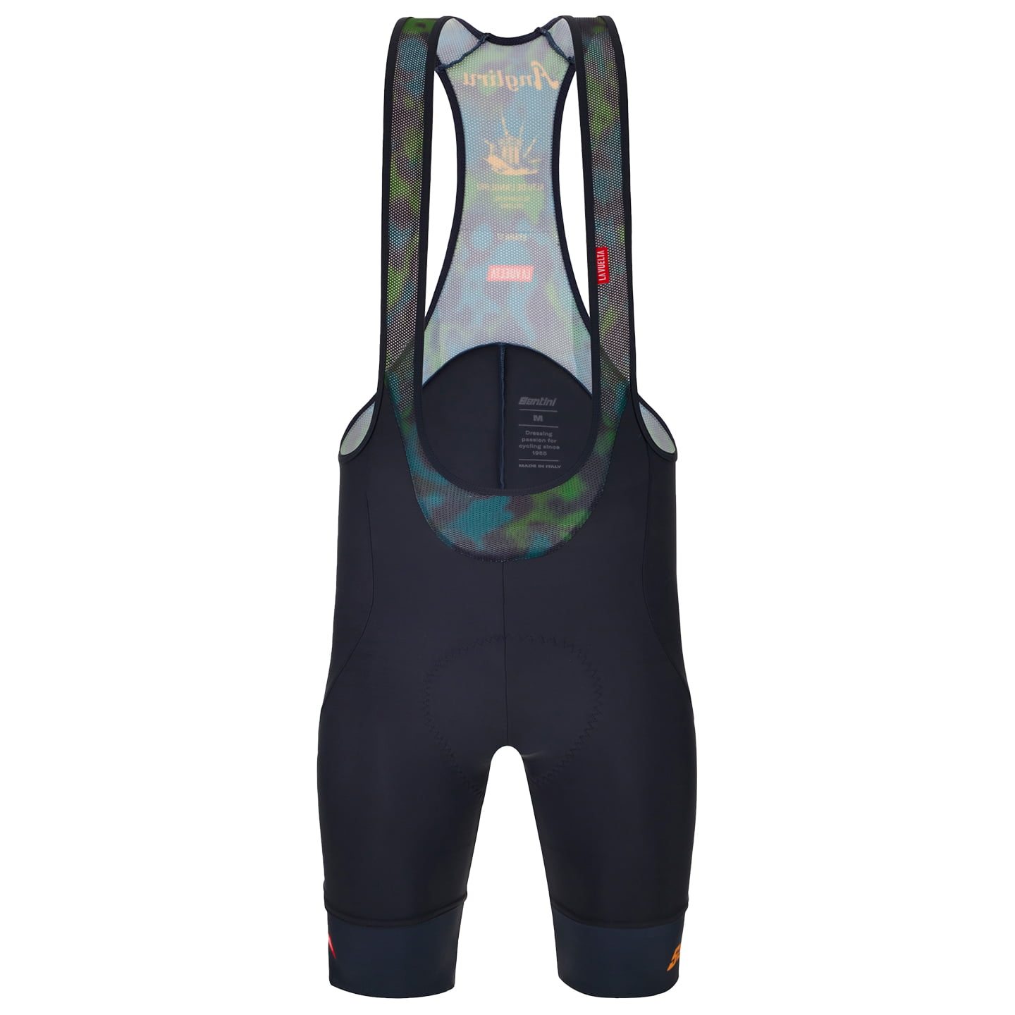 La Vuelta Angliru 2023 kurze Trägerhose, für Herren, Größe XL, Radhose,