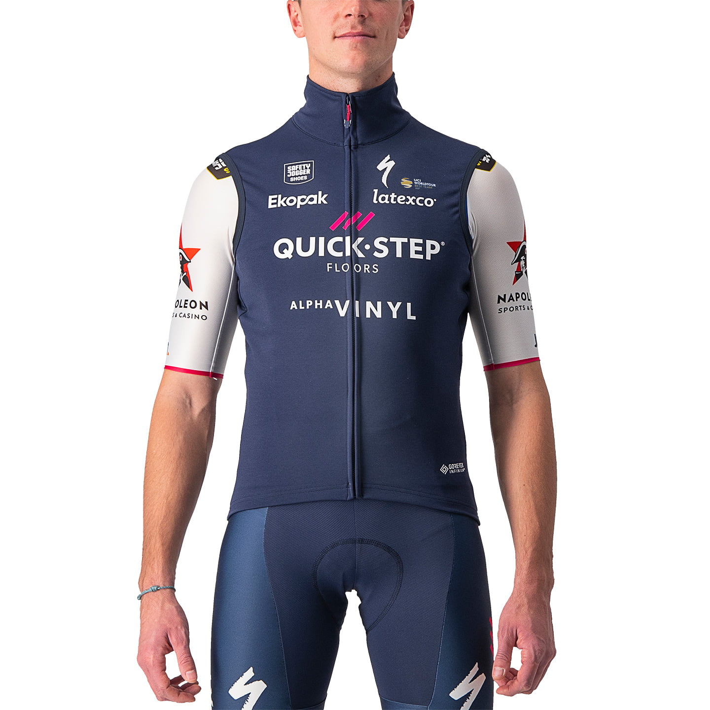 QUICK-STEP ALPHA VINYL Perfetto RoS 2022 Windweste, für Herren, Größe 2XL, Bike