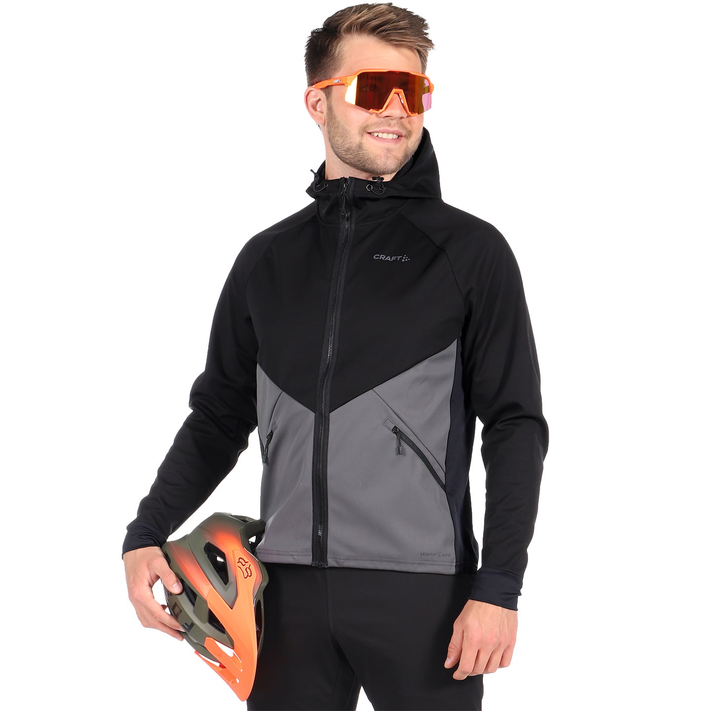 CRAFT Core Glide Hood Winterjacke, für Herren, Größe XL, MTB Jacke,