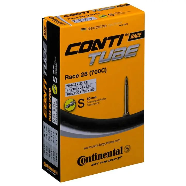 CONTINENTAL Race 28, SV 60 20/25-622/630 Schlauch, Fahrradreifen,