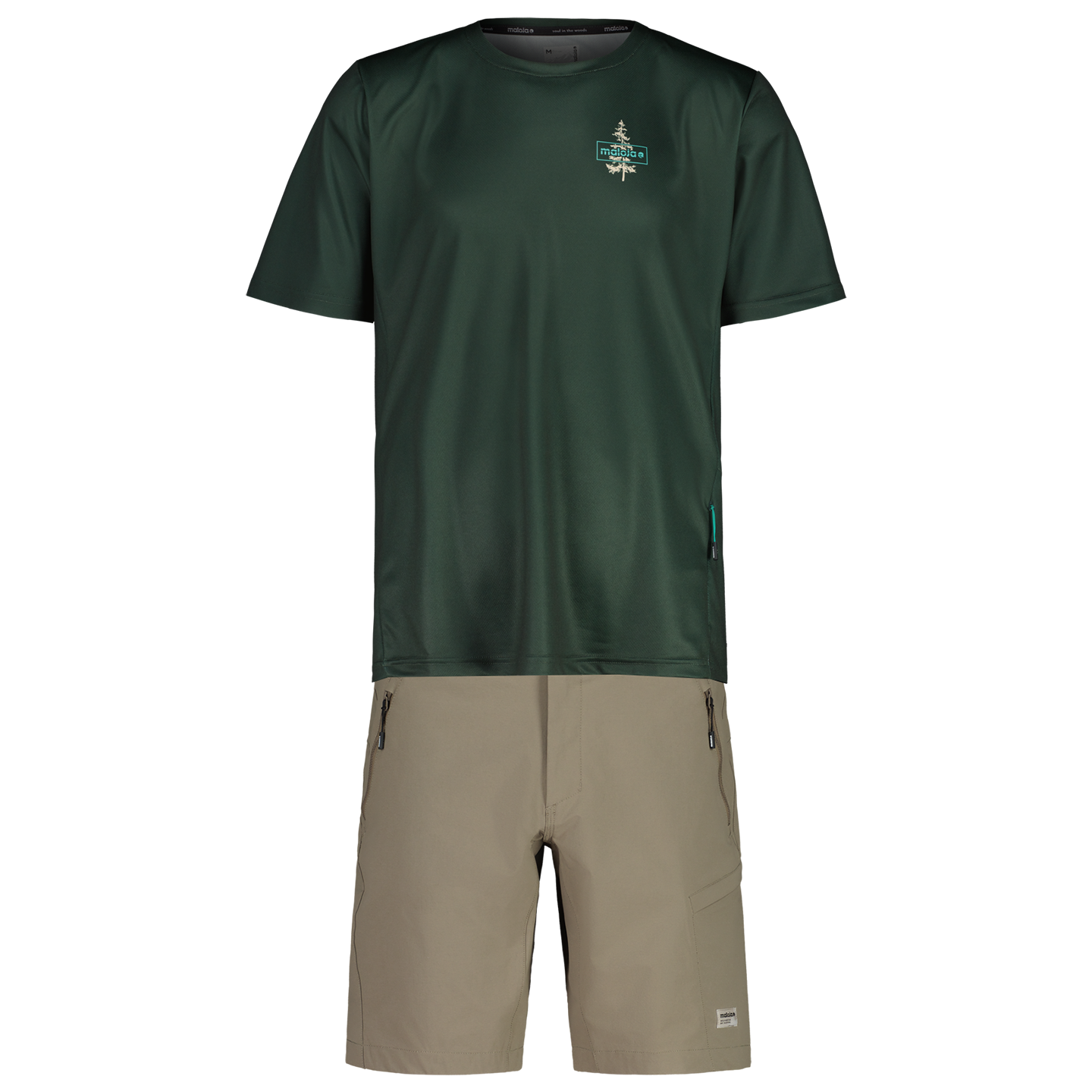 Set (Radtrikot + Radhose) MALOJA PedroniM. Set (2 Teile), für Herren