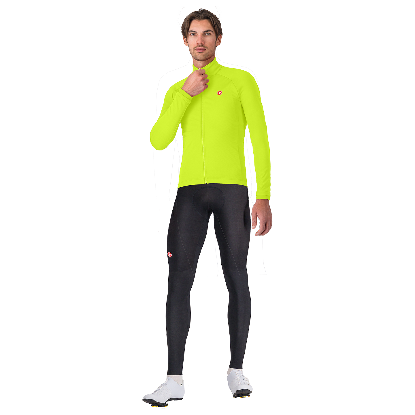 Set (Winterjacke + lange Radhose) CASTELLI Competizione Set (2 Teile), für