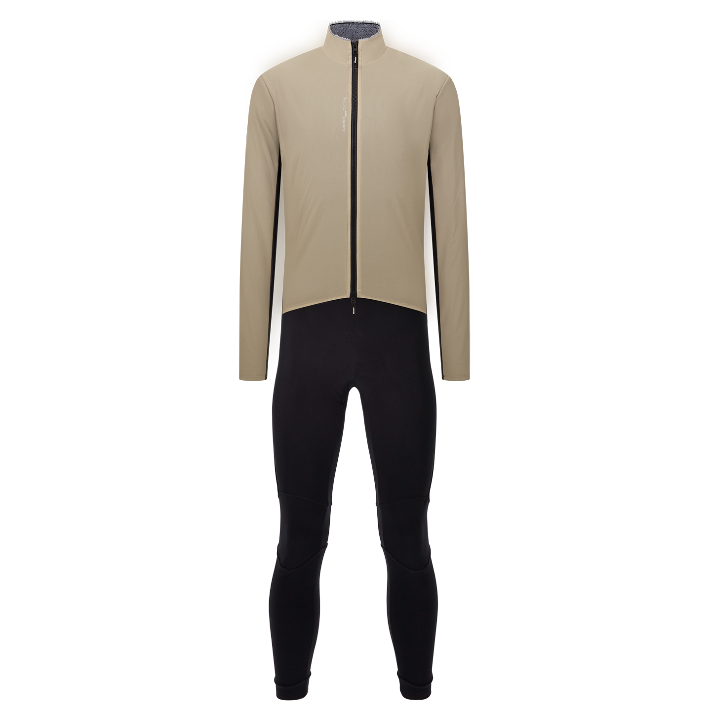 Set (Winterjacke + lange Radhose) SANTINI AlphaT Set (2 Teile), für