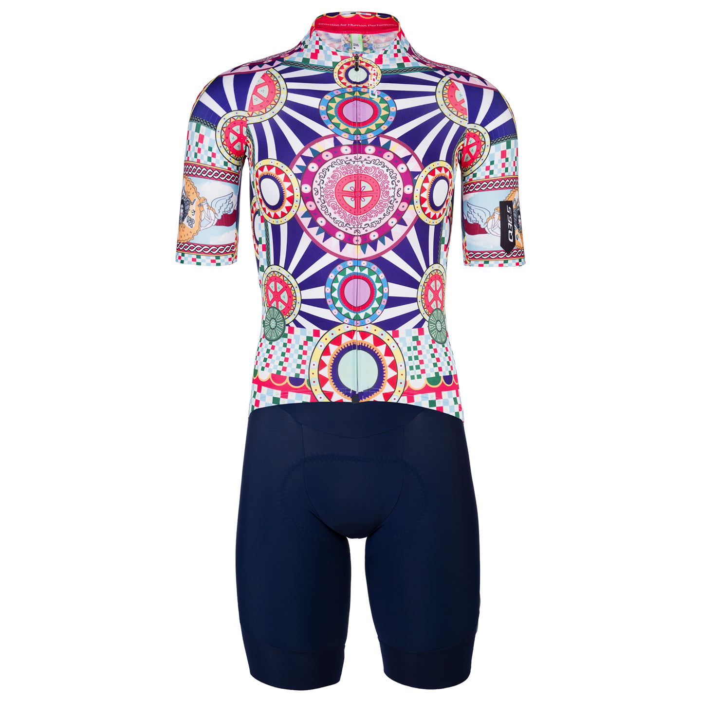 Set (Radtrikot + Radhose) Q36.5 R2 Pure Sicily Set (2 Teile), für Herren