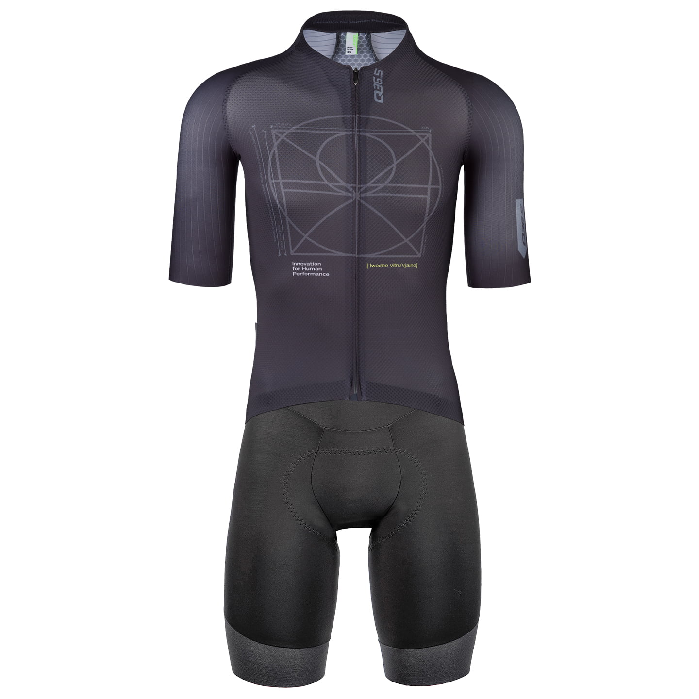 Set (Radtrikot + Radhose) Q36.5 R2 Light Vitruvian Set (2 Teile), für