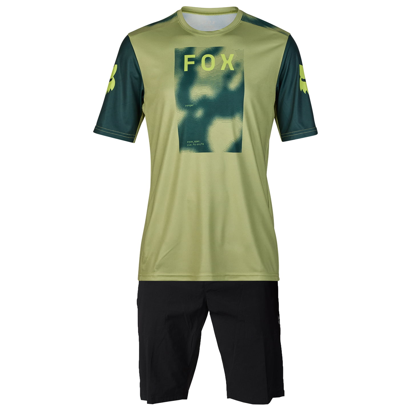 Set (Radtrikot + Radhose) FOX Ranger Race Taunt Set (2 Teile), für Herren