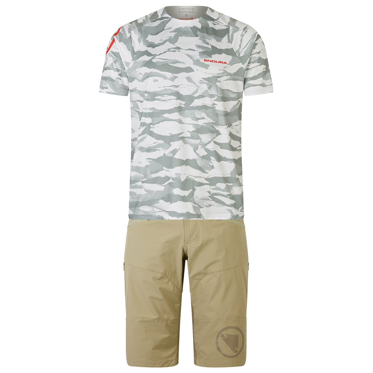 Set (Radtrikot + Radhose) ENDURA Mountain Camo LTD Printed Set (2 Teile), für