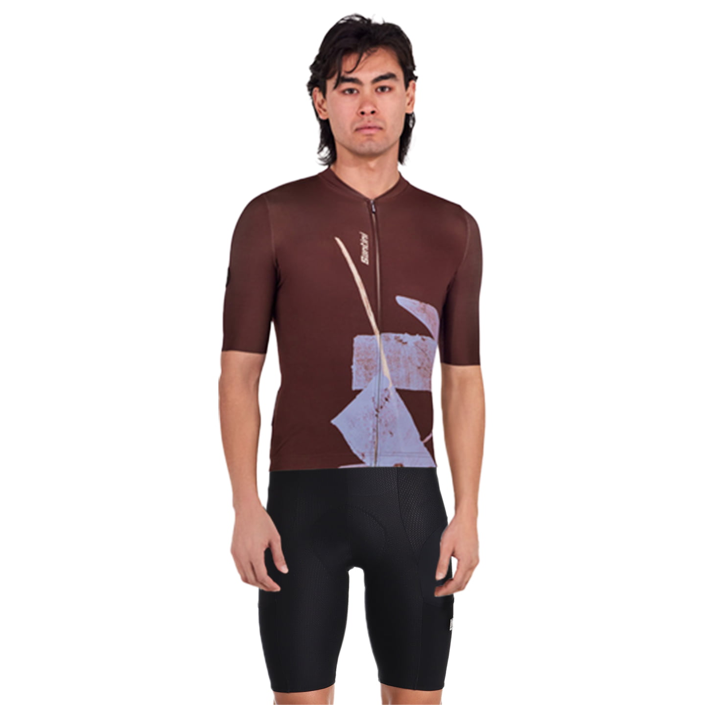 Set (Radtrikot + Radhose) SANTINI Note Set (2 Teile), für Herren