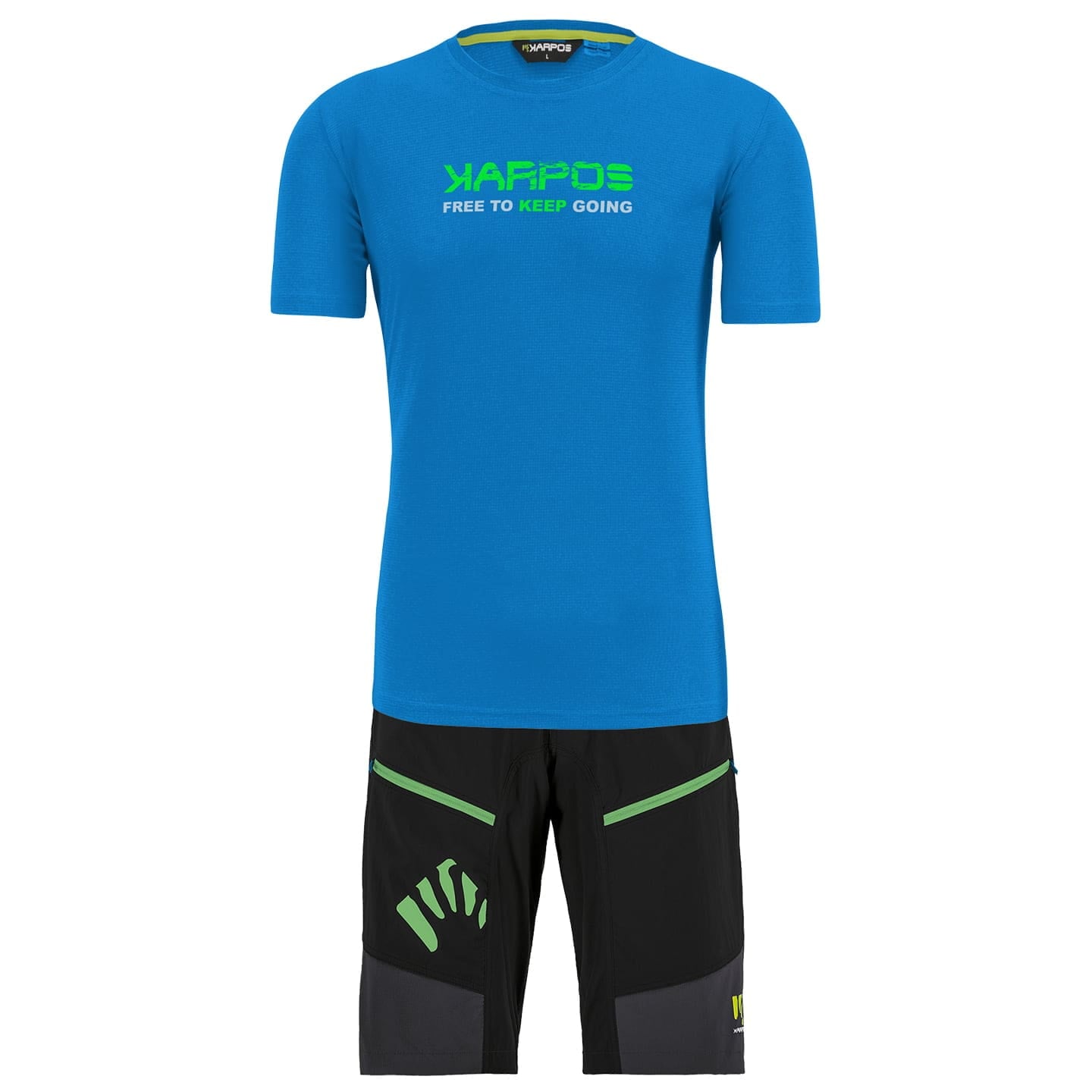 Set (Radtrikot + Radhose) KARPOS Val Federia Set (2 Teile), für Herren