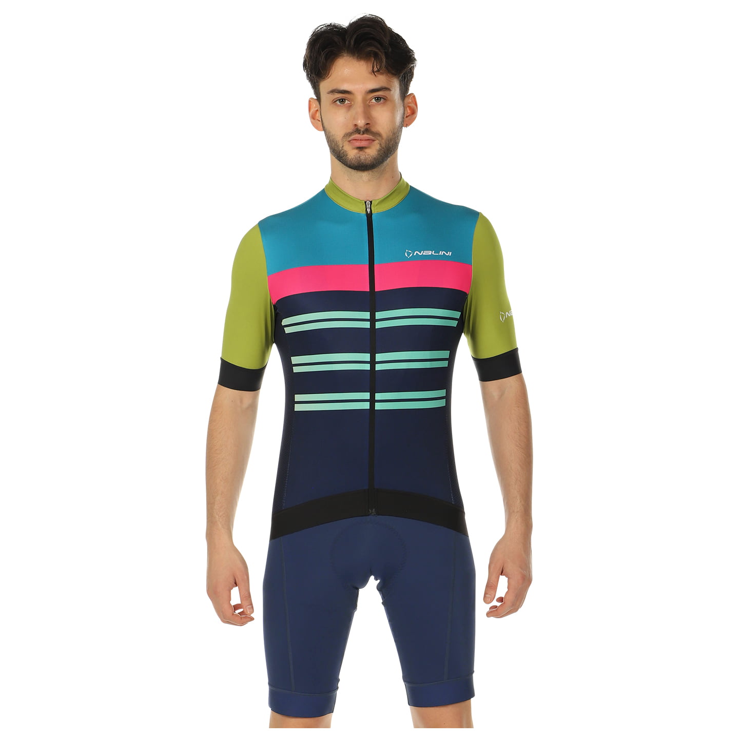 Set (Radtrikot + Radhose) NALINI Seattle Set (2 Teile), für Herren