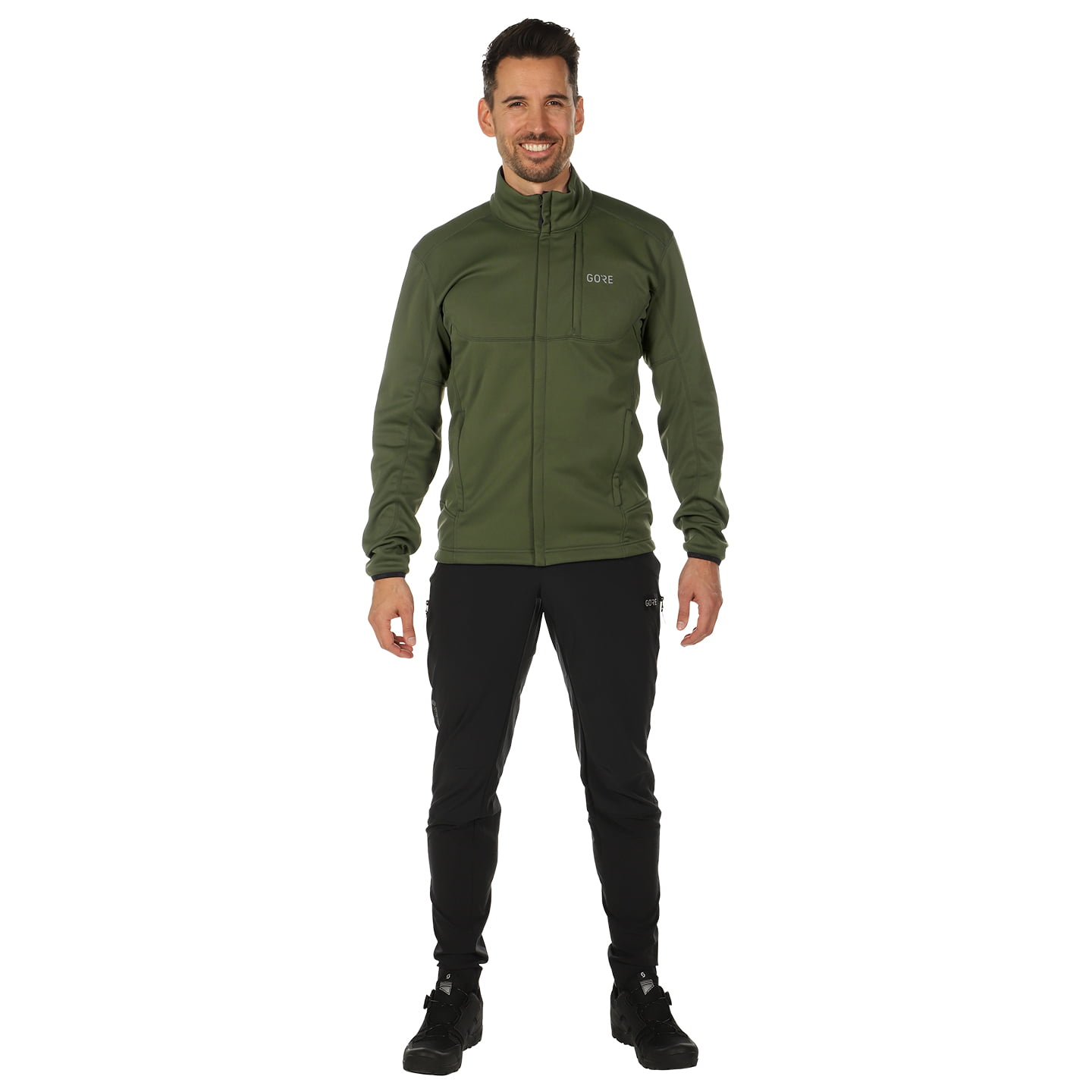 Set (Winterjacke + lange Radhose) GORE WEAR Windstopper Thermo Trail Set (2