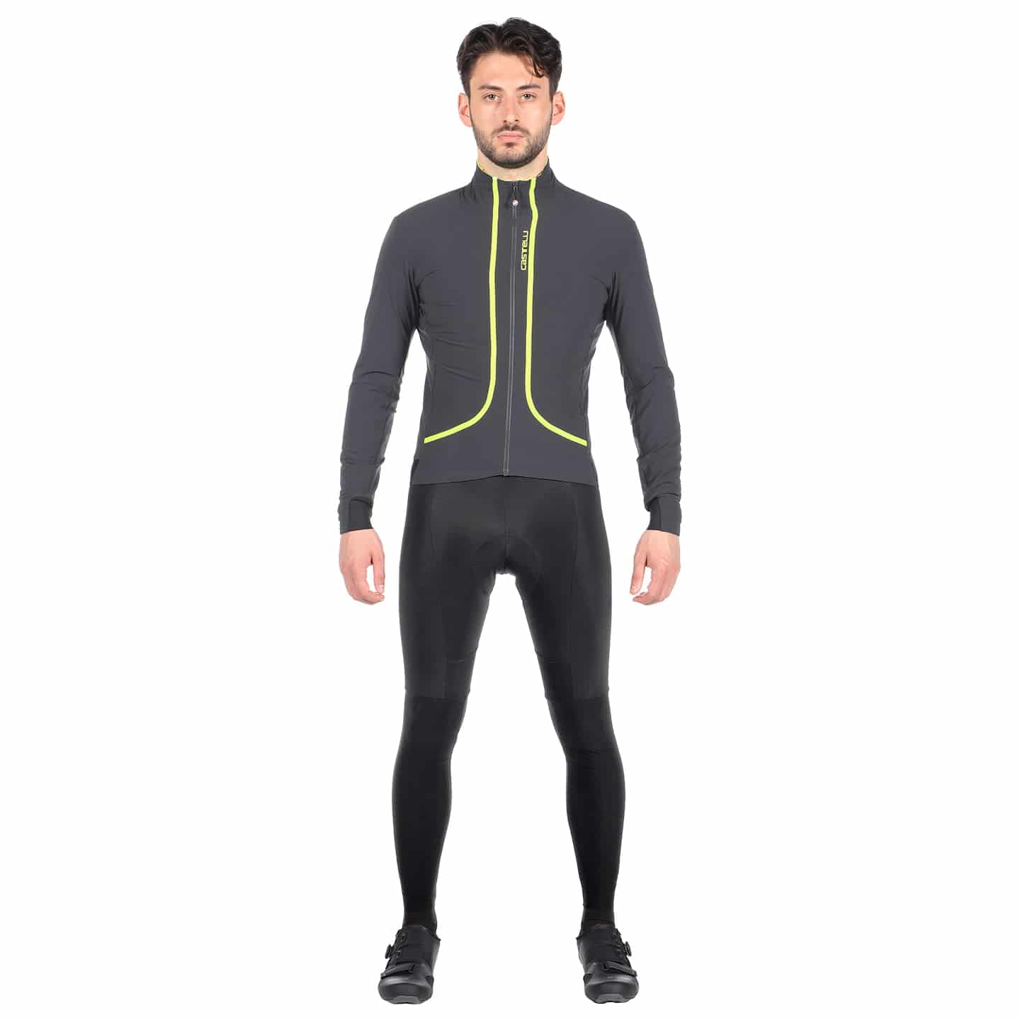Set (Winterjacke + lange Radhose) CASTELLI Flight Air Set (2 Teile), für