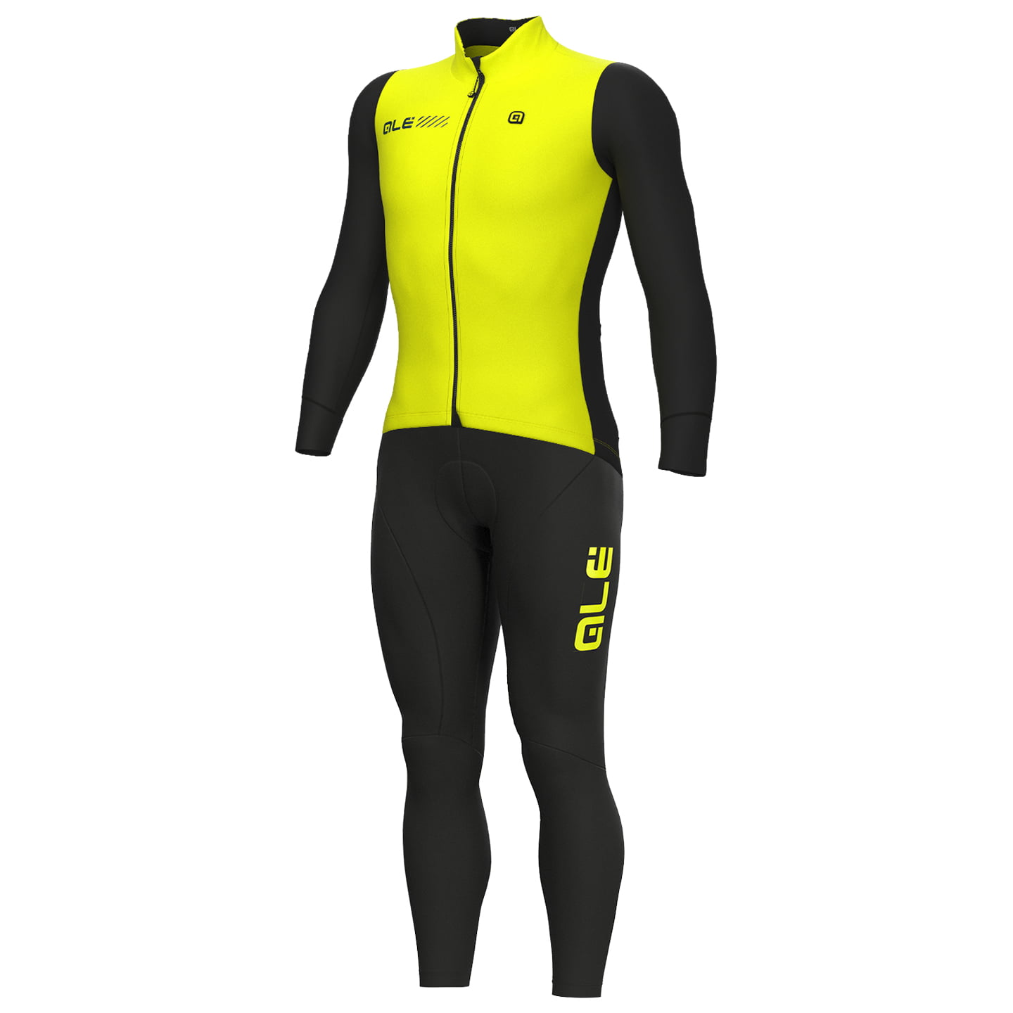 Set (Winterjacke + lange Radhose) ALÉ Fondo 2.0, für Herren