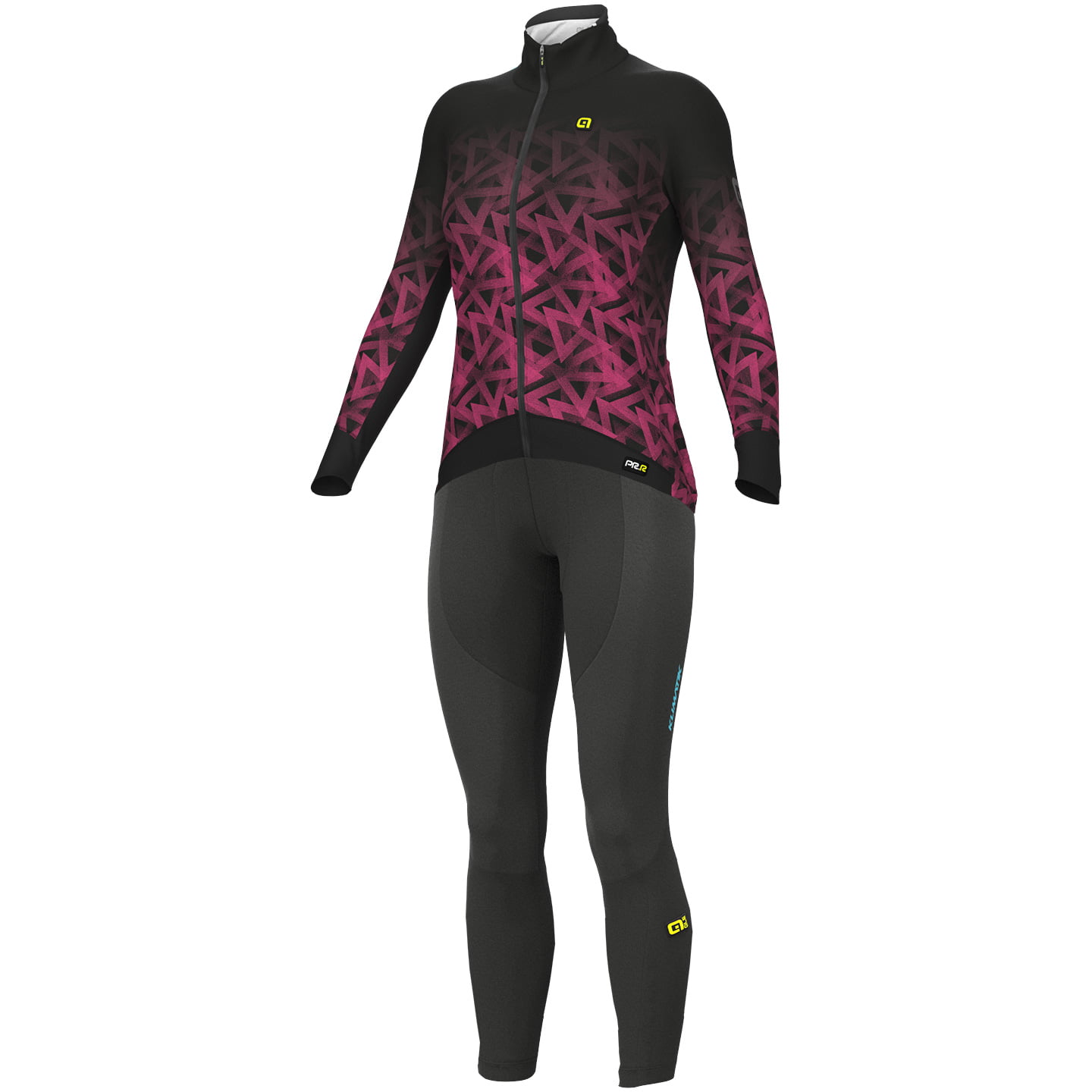 Damen-Set (Winterjacke + lange Radhose) ALÉ Pyramid Damen-Set (2 Teile)