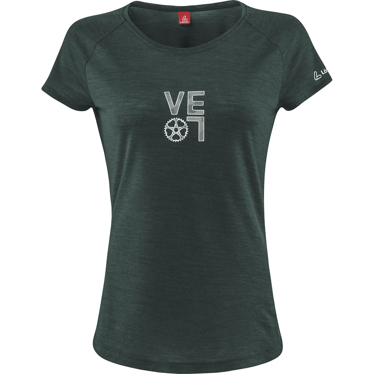 Löffler Damen Print Velo T-Shirt