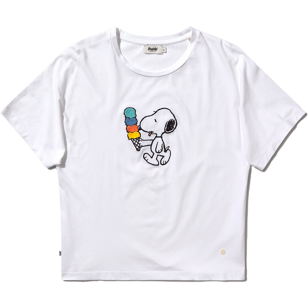 Brava Fabrics Damen Peanuts Icecream Oversize T-Shirt